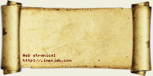 Dunja Bzenić vizit kartica